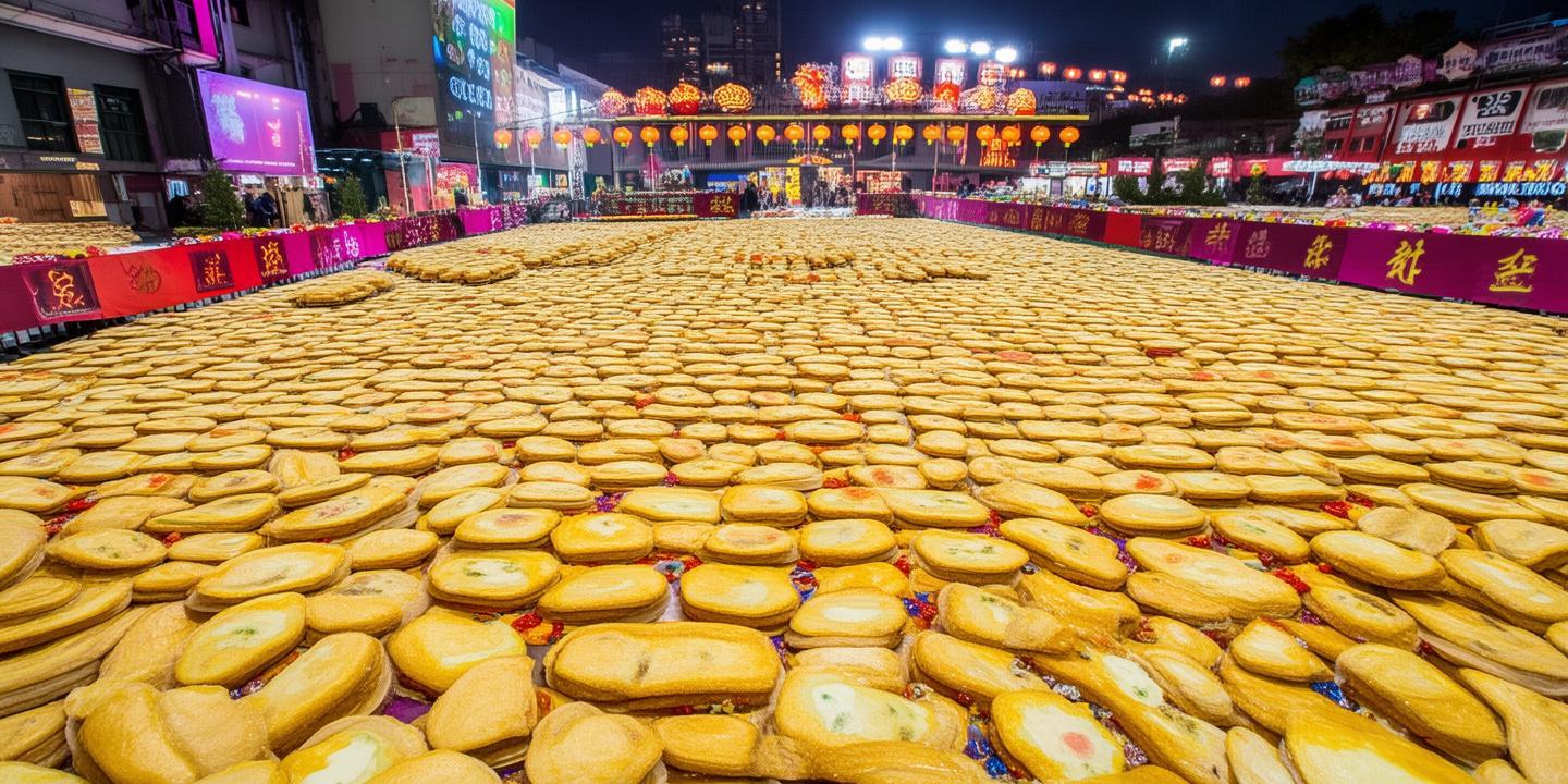 滕州菜煎饼文化节盛大开幕,万份煎饼拼出“鲁南美食地图”