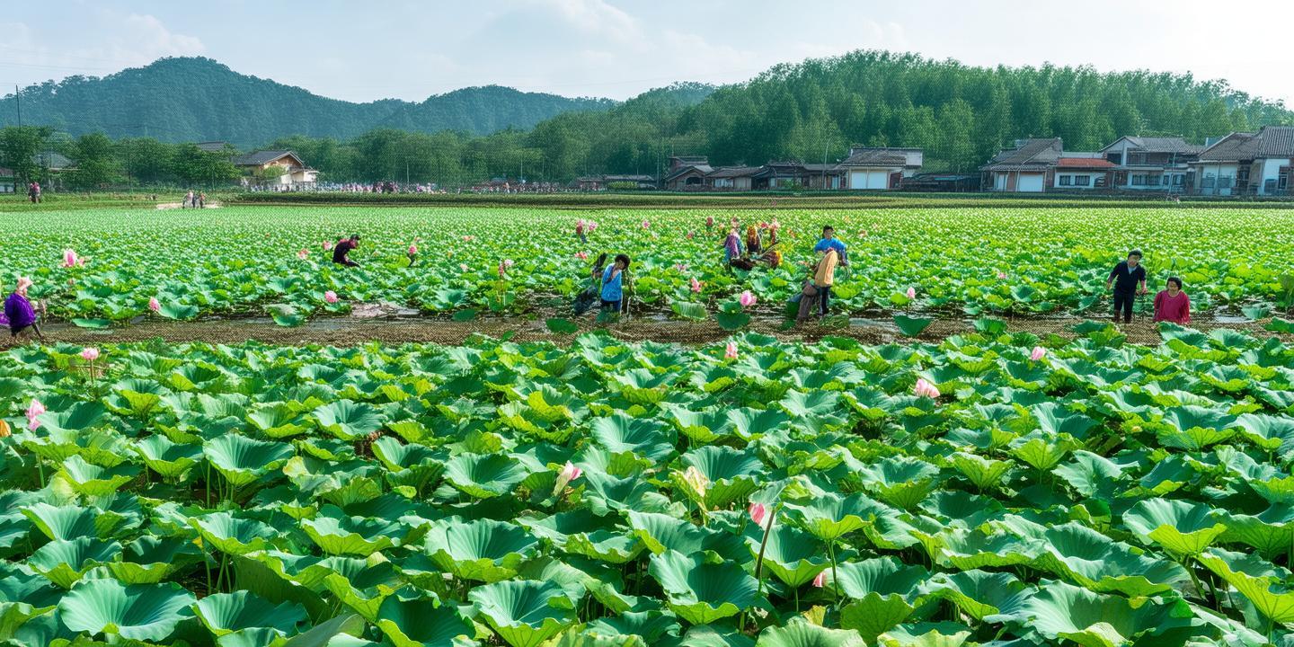 台儿庄万亩荷塘经济示范区助力3000户农户增收,共绘乡村振兴新画卷